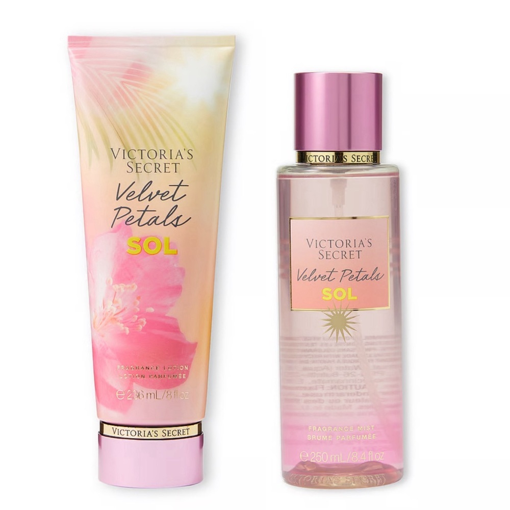 Victoria’s Secret Velvet Petals SOL Lotion Set Nwt - Picture 2 of 4